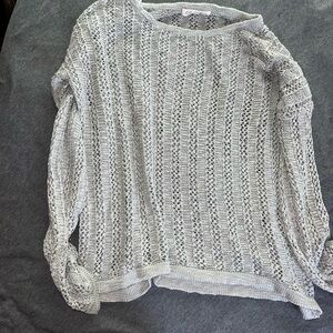 Women's Gray Knit Sweater